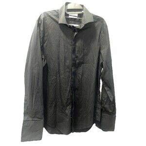 Calvin Klein Black Steel+ stretch shirt M 32/33 15.5